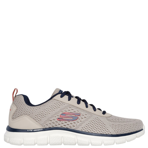 Pantofi sport, barbati, SKECHERS TRACK - LESHUR 232758-TPNV bej, textil