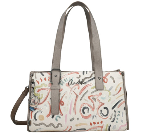 Poseta casual, dama, ANEKKE 42742-424, bej, piele ecologica