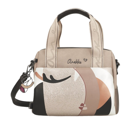 Poseta casual, dama, ANEKKE 42751-177, bej, piele ecologica