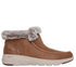 Ghete sport, dama, SKECHERS GLACIAL ULTRA - COZY GETAWAY 144221-CSNT maro, piele ecologica