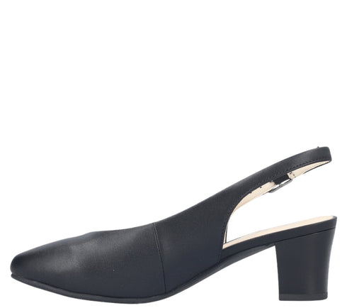 Pantofi casual, dama, RIEKER ANTISTRESS, 44651-00 negru, piele naturala