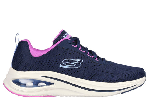 Pantofi sport, dama, SKECHERS SKECH AIR META AIRED OUT 150131-NVMT bleumarin, textil