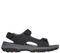 Sandale sport, barbati, SKECHERS RELAXED FIT TRESMEN GARO 204105-BLK negru, piele ecologica