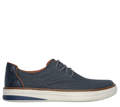 Pantofi sport, barbati, SKECHERS HYLAND RATNER 205135-NVY bleumarin, textil