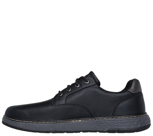 Pantofi sport, barbati, SKECHERS GARLAM- PRYOR 205234-BLK negru, piele ecologica