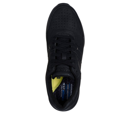 Pantofi sport, barbati, SKECHERS NETSON-GANDER 205236-BBK negru, piele ecologica