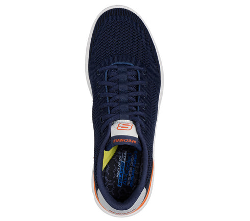 Pantofi sport, barbati, SKECHERS RELAXED FIT CORLISS DORSET 210793-NVY bleumarin, textil