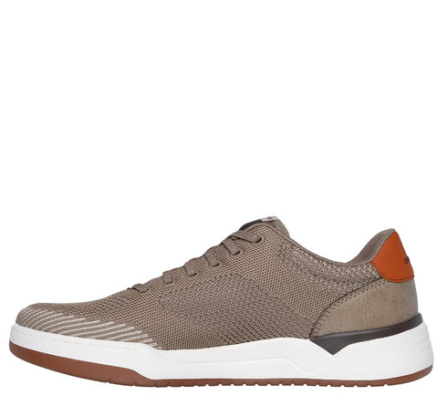 Pantofi sport, barbati, SKECHERS RELAXED FIT CORLISS DORSET 210793-TPE bej, textil