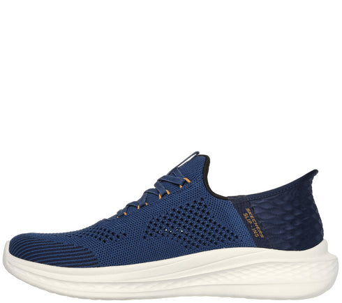 Pantofi sport, barbati, SKECHERS SLIP-INS RF SLADE QUINTO 210810-BLU bleumarin, textil