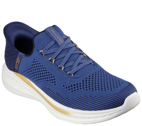 Pantofi sport, barbati, SKECHERS SLIP-INS RF SLADE QUINTO 210810-BLU bleumarin, textil