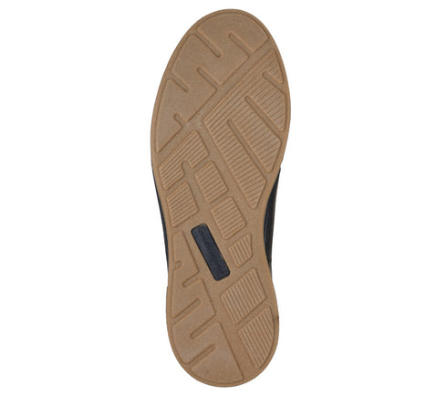 Pantofi sport, barbati, SKECHERS CAVELL-SPARKMAN 210944-BLK negru, piele ecologica