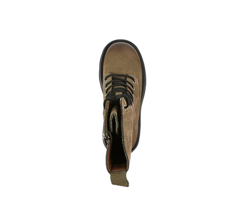 Bocanci casual, dama, FORMAZIONE, 2301 bej , piele nabuc, toc