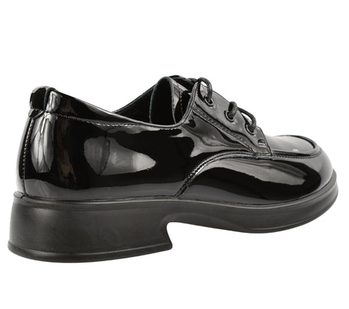 Pantofi casual, dama, ADA SHOES, 231130 negru, piele lacuita