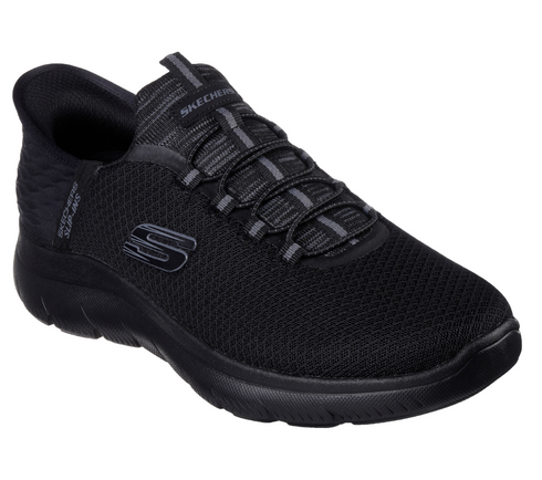 Pantofi sport, barbati, SKECHERS SLIP-INS SUMMITS-HIGH RANGE 232457-BBK negru, textil