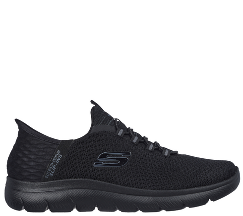 Pantofi sport, barbati, SKECHERS SLIP-INS SUMMITS-HIGH RANGE 232457-BBK negru, textil