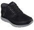 Ghete sport, barbati, SKECHERS SUMMITS-SIEGUL SLIP-INS 232927-BKCC negru, piele ecologica