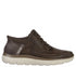 Ghete sport, barbati, SKECHERS SUMMITS-SIEGUL SLIP-INS 232927-CHOC maro, piele ecologica