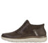 Ghete sport, barbati, SKECHERS SUMMITS-SIEGUL SLIP-INS 232927-CHOC maro, piele ecologica