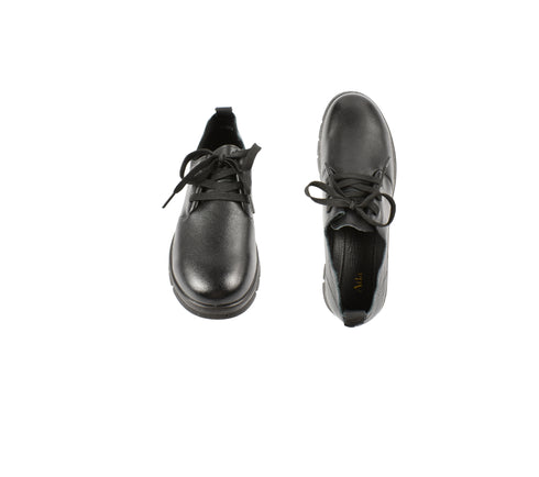 Pantofi casual, dama, ADA SHOES, 251072 negru, piele naturala