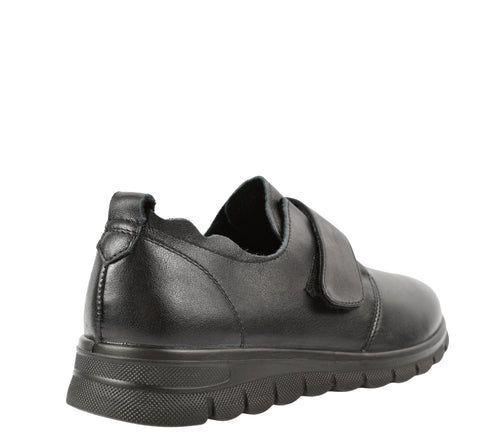 Pantofi casual, dama, ADA SHOES, 251074 negru, piele naturala