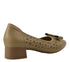 Pantofi casual, dama, ADA SHOES, 25876-13 verde, piele naturala, cu toc