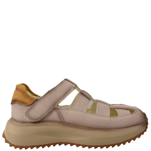 Pantofi sport, dama, ADA SHOES, KM8882 bej, piele nabuc