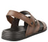 Sandale casual, barbati, MELS 2904, maro, piele naturala