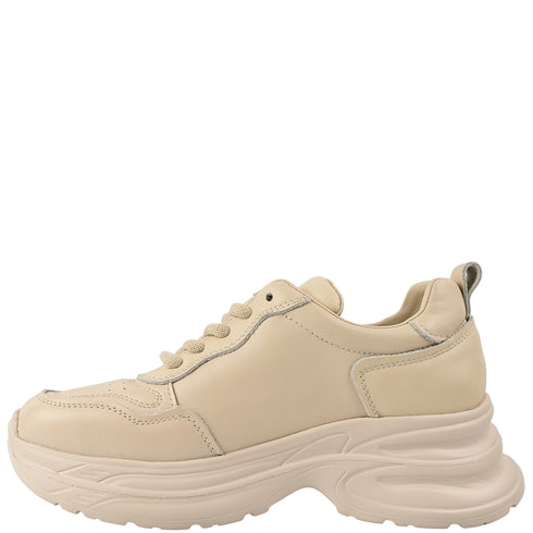 Pantofi sport, dama, FRANCO GERARDO, 10786 bej, piele naturala