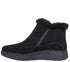 Ghete sport, dama, SKECHERS WILSHIRE BLVD - FRESH ZIP 168108-BBK negru, piele intoarsa