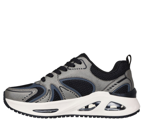 Pantofi sport, dama, SKECHERS UNO EGO ILLLUSTRIS AIR 177474-GUBK negru, piele ecologica si textil