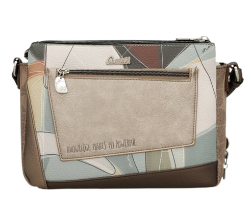 Poseta casual, dama, ANEKKE 42803-184, bej, piele ecologica