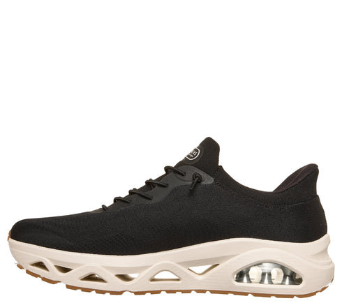 Pantofi sport, barbati, SKECHERS UNO GLIDE-STEP-AIR GLIDERS 183421-BLK negru, textil