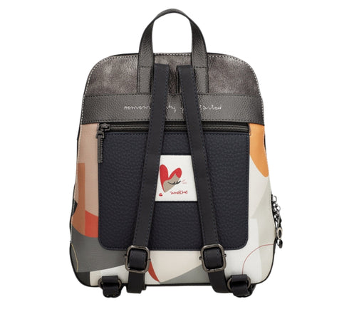 Rucsac casual, dama, ANEKKE 42755-055, maro, piele ecologica