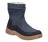 Ghete casual, dama, RIEKER, 72382-14 bleumarin, piele ecologica