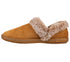 Papuci casual, dama, SKECHERS Cozy CampFire Fresh, 167219-CSNT maro, piele ecologica