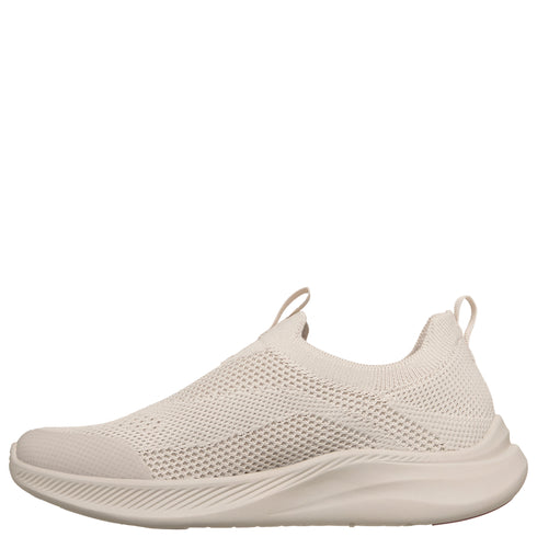 Pantofi sport, dama, SKECHERS BOBS MODA FLEX 117734-OFWT alb, textil