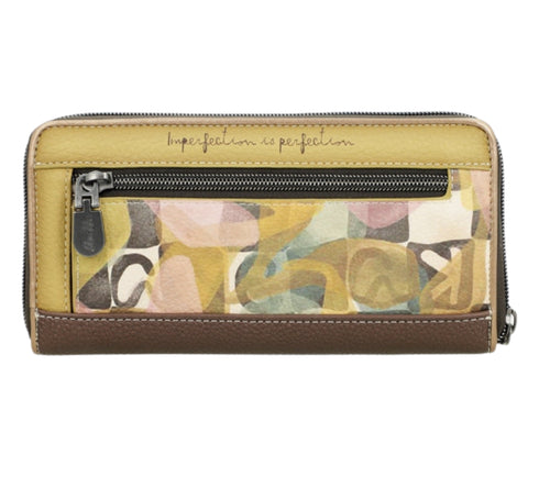 Portofel casual, dama, ANEKKE 42729-908, maro, piele ecologica