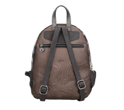 Rucsac sport, dama, ANEKKE 41715-293, maro, piele ecologica