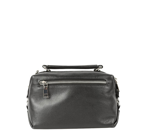 Poseta casual, dama, ADA SHOES, 3009, negru, piele naturala