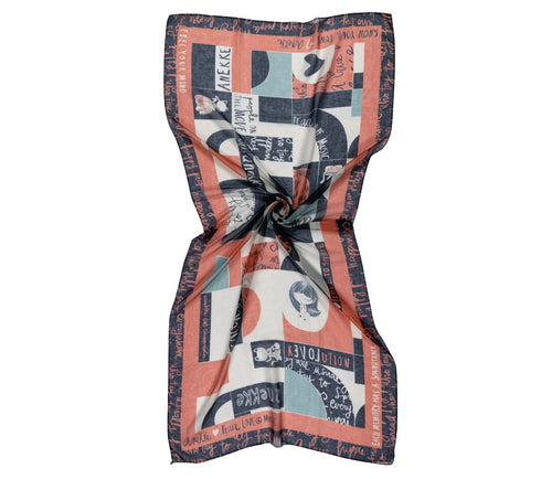 Esarfa, dama, ANEKKE 38480-061, negru, textil