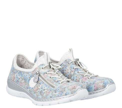 Pantofi sport, dama, RIEKER MEMOSOFT, L3252-91 multicolor, piele ecologica