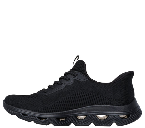 Pantofi sport, dama, SKECHERS BOBS ARC WAVES 117629-BBK negru, textil