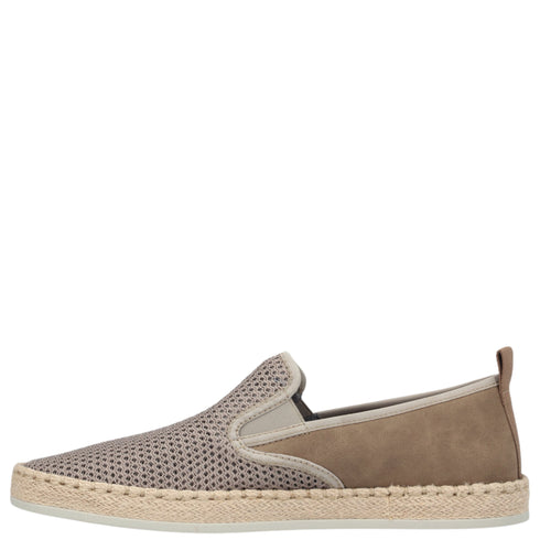 Pantofi casual, barbati, RIEKER, B2661-64 bej, piele naturala