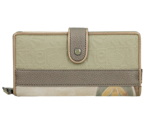 Portofel casual, dama, ANEKKE 42709-901, bej, piele ecologica