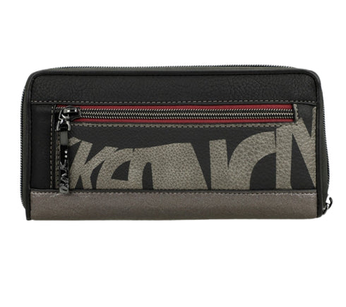 Portofel casual, dama, ANEKKE 42609-908, bej, piele ecologica