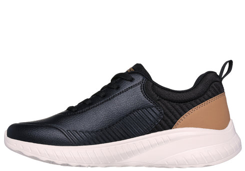 Pantofi sport, dama, SKECHERS BOBS SQUAD CHAOS-HEELING ALIVE 117235-BLK negru, piele ecologica