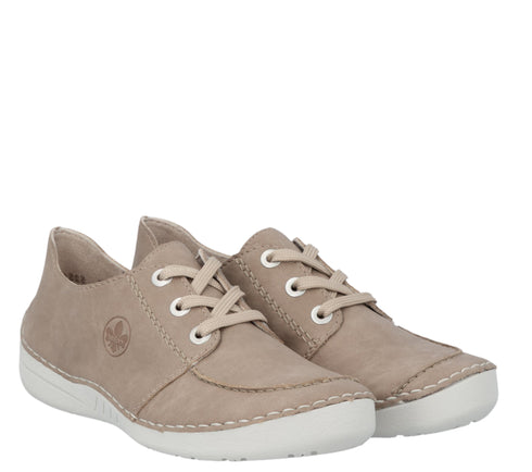 Pantofi sport, dama, RIEKER ANTISTRESS, 52545-62 bej, piele ecologica