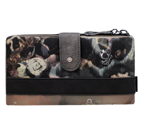 Portofel casual, dama, ANEKKE 41709-907, bej, piele ecologica