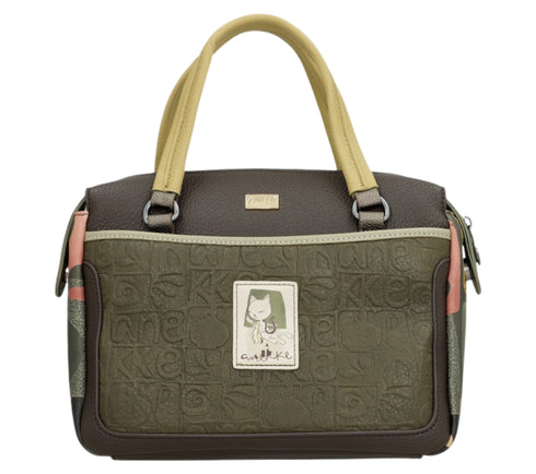 Poseta casual, dama, ANEKKE 42701-187, bej, piele ecologica