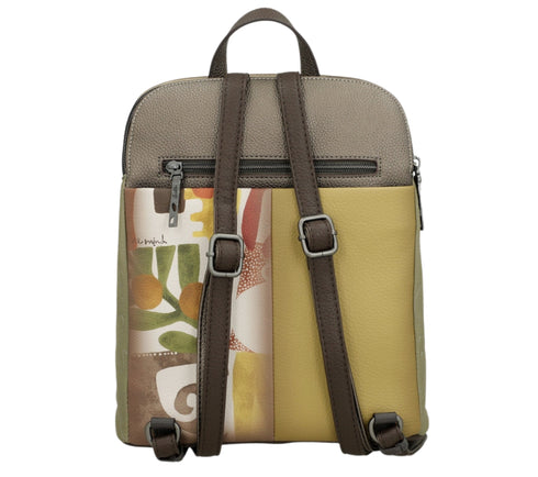 Rucsac casual, dama, ANEKKE 42705-073, auriu, piele ecologica